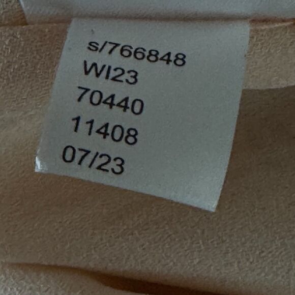 New LOFT Shimmer Floral Ruffle Tie Neck Blouse Women's Size XXL - Picture 5 of 7